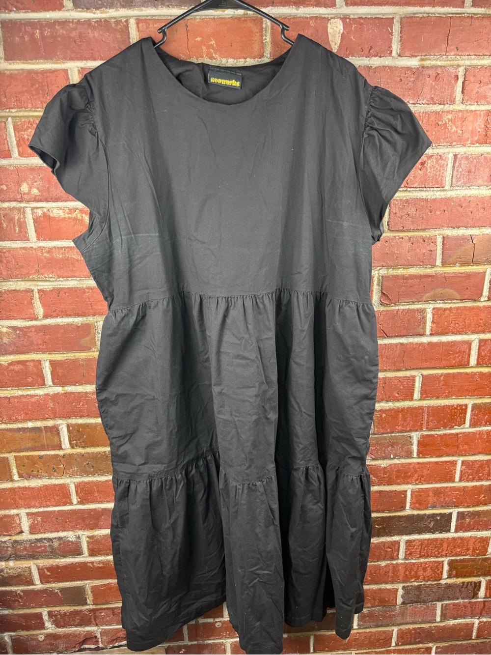 Nooworks Frida Black Tiered Dress